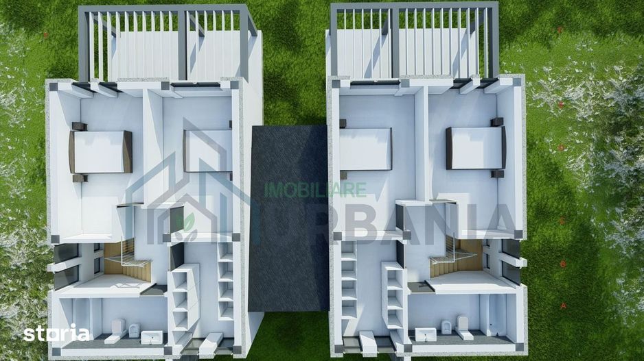 Duplex P+1E, Horpaz, Miroslava – 112 mp utili, curte 330 mp, livrare 2027 - Poză 1