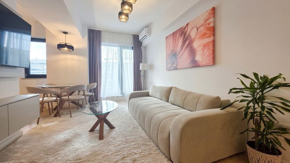 2 camere | PIPERA | TERASĂ 11 MP | MOBILAT MODERN | Vedere libera - Poză 1