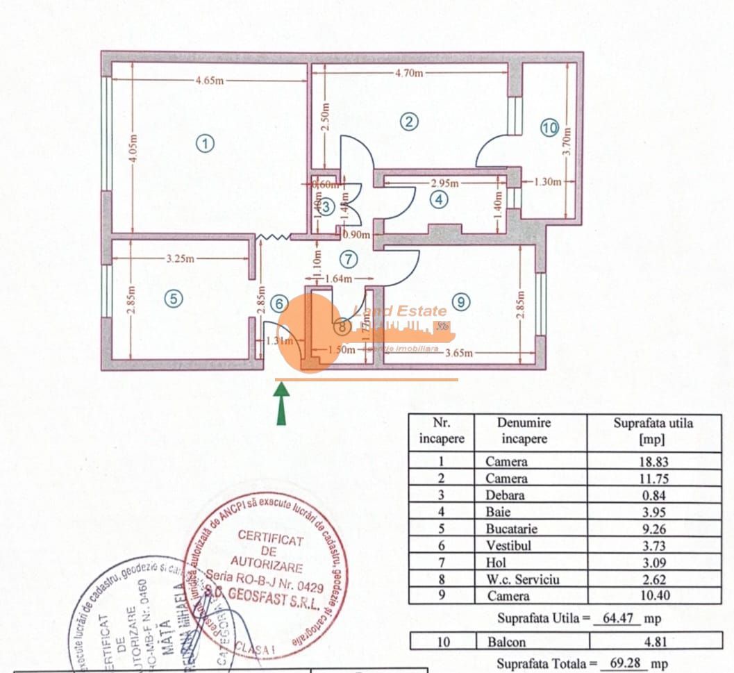 Apartament 3 camere - Poză 8
