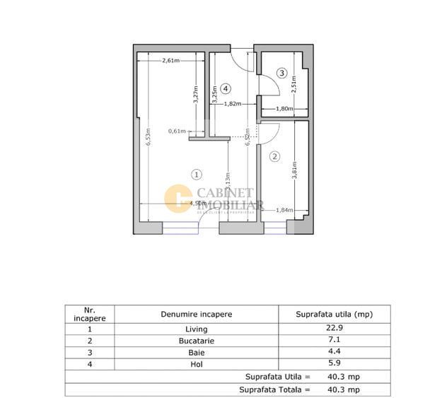 2 Camere | Decomandat | Gradina | Centrala | 2023 | Uverturii - Poză 15