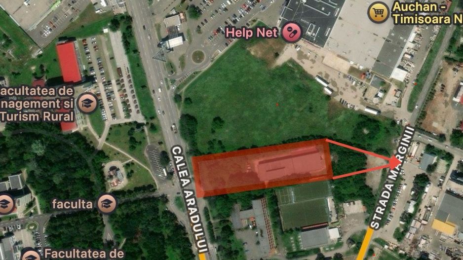Teren 6345mp Calea Aradului Pretabil Spital/Scoala/Sala evenimente - Poză 3