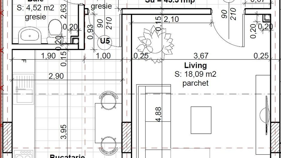 Giroc-Neptun | Apartamente cu 1 camera | Decomandate - Poză 12