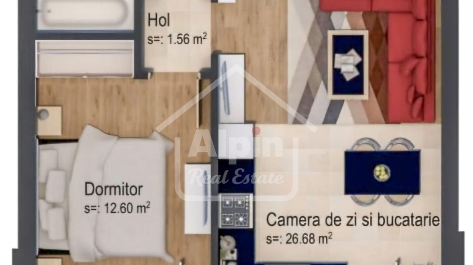 Apartament Tip Studio Tractorul - Poză 3