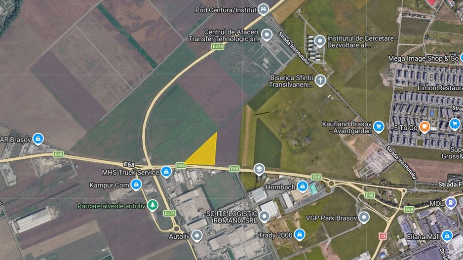 Lot teren zona in dezvoltare, aeroport Brasov - Poză 3
