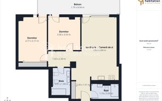 Tur virtual: 3 camere Monarch, stil de viață premium, parcare subteran - Poză 17