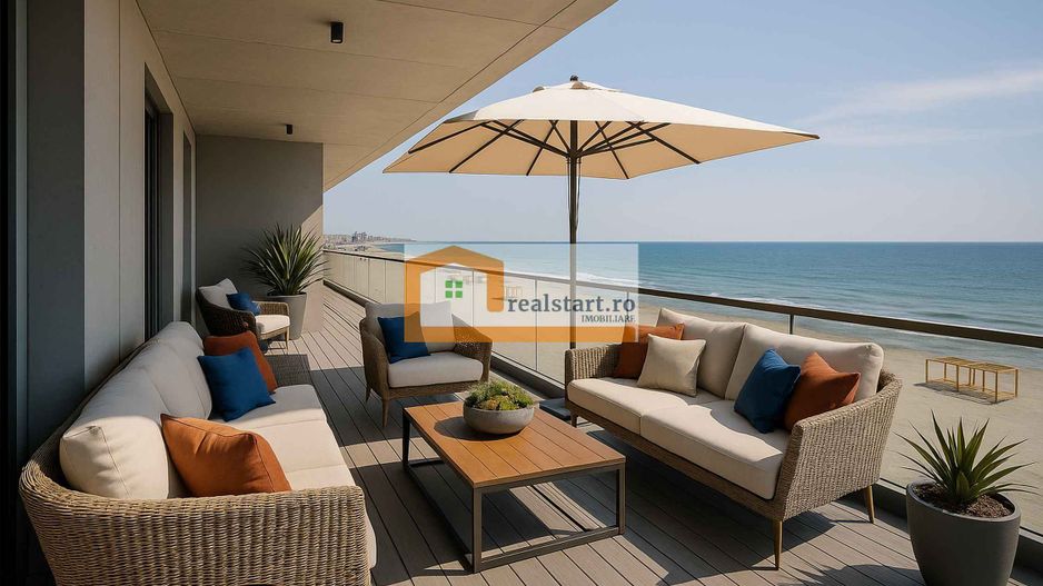 Vedere directa la Mare, Prima linie, Penthouse tip Duplex, bloc Boutique - Poză 7