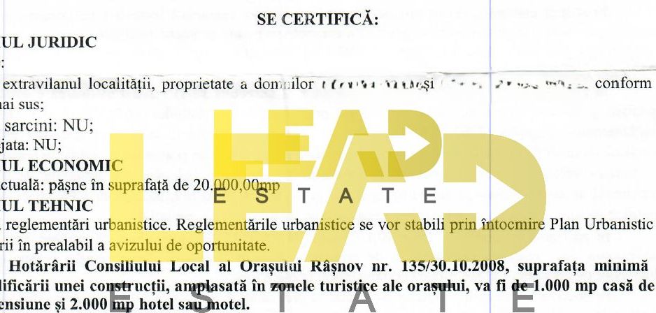Comision 0%, Teren Extravilan superb, Cheile Rasnoavei - Poză 3