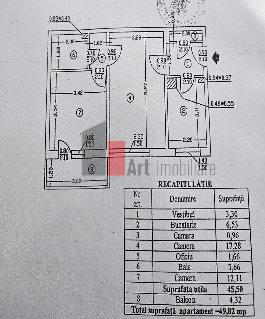 Apartament cu doua camere de vanzare-1 Decembrie 1918-Titan-Theodor Pallady - Poză 12