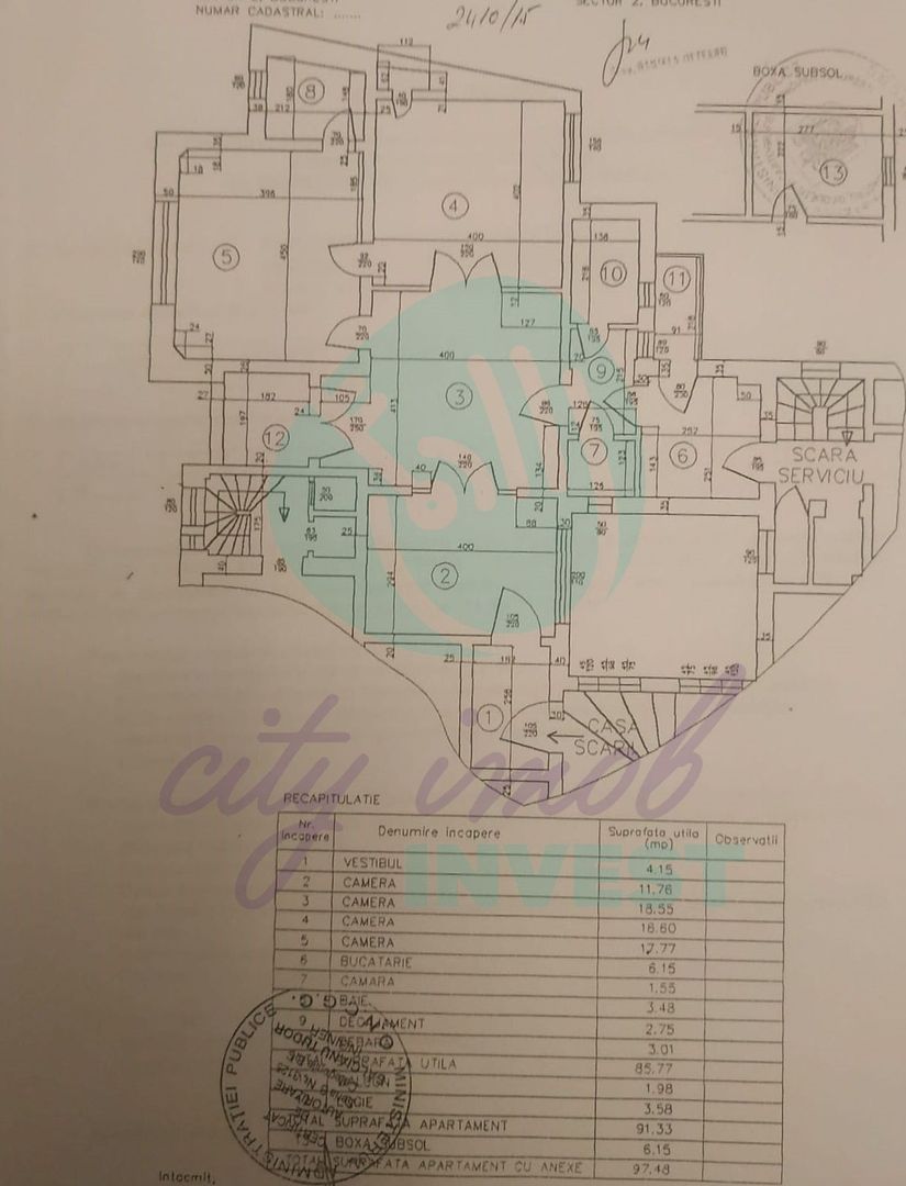 Apartament spatios in zona Armeneasca - Poză 4