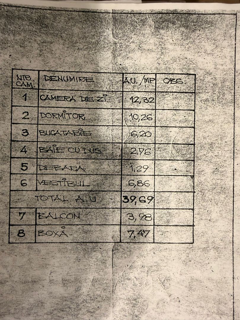 2 CAMERE + BOXA || FLOREASCA - Schiță 18