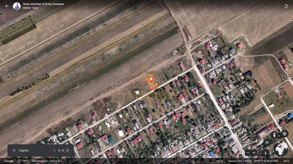 Recomandare de incredere teren intravilan Zorelelor Cumpana - Poză 3