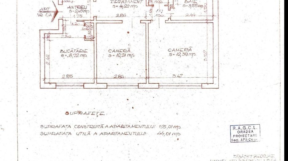 DE VÂNZARE– AP.  CU 2 CAMERE DECOMANDATE  PB, PARTER – ZONA DECEBAL /PRIMA SHOPS - Poză 15