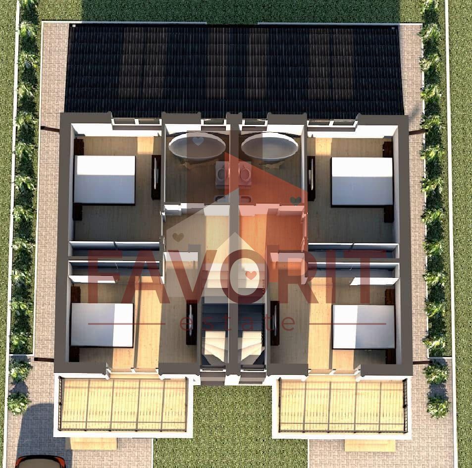 Duplex cu 2 dormitoare. Calea Urseni - Schiță 3