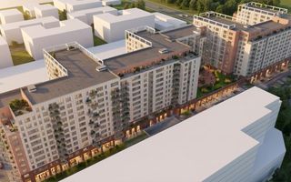 Apartament 2 camere, semifinisat, zona Vivo – proiect nou, etaj 1 - Poză 3