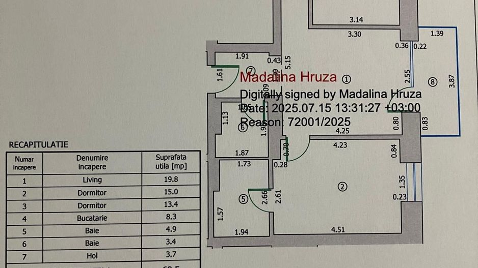 Apartament Superb 3 Camere Novum 56 Gorjului - Drumul Taberei - Militari - Poză 9