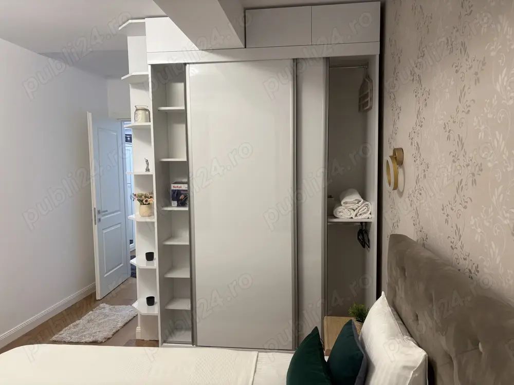 Închiriez apartament 2 camere, Unirii, centrală proprie, AC, parcare - Poză 5