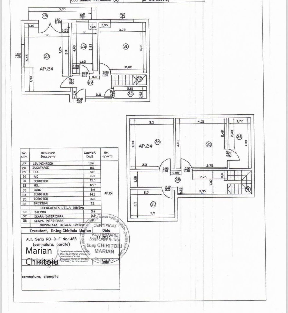 AP. 4 CAMERE TIP DUPLEX, MUTARE IMEDIATA, PARCARE INCLUSA,COMISION 0% - Poză 15