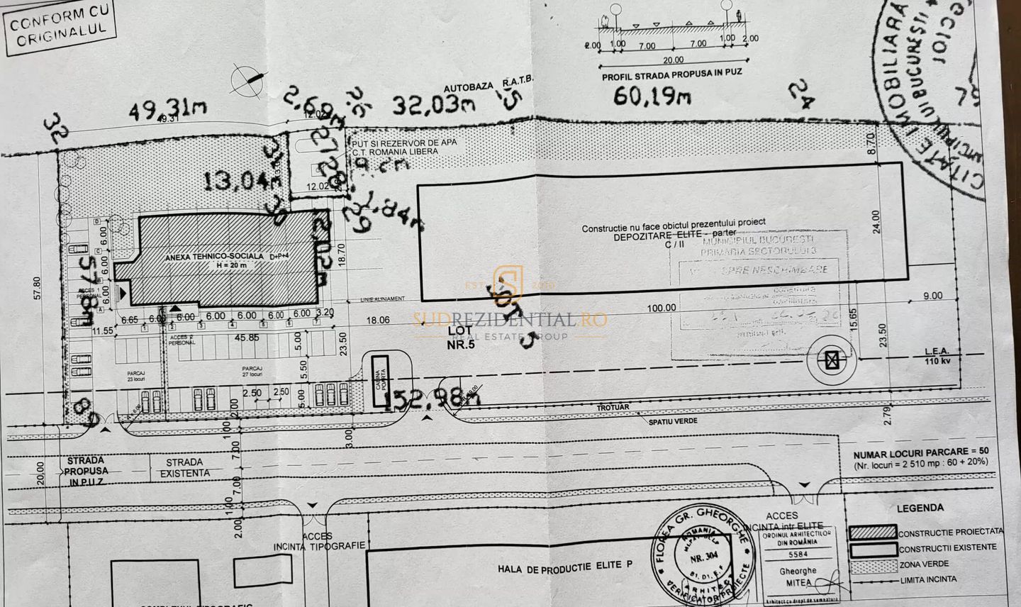 Vanzare cladire de birouri+hala de productie, Dr.Lunca Cetatii, Sect.3 - Schiță 7