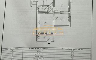 Apartament 3 camere de vânzare – Etaj 1 – Zona Școala Nr. 7 - Poză 3