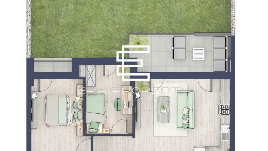 Apartament 3 Camere | 66 mp + gradina 77 mp | – Sibiu - Schiță 14