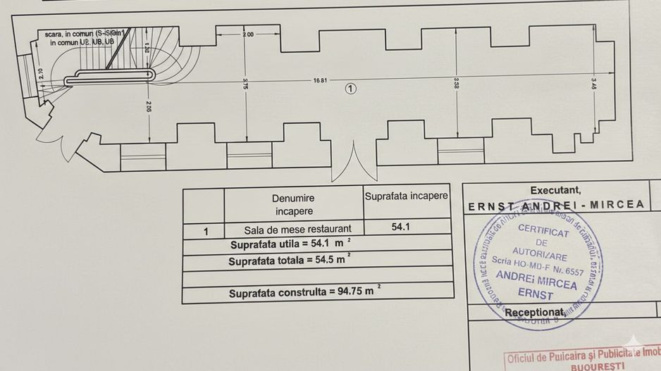 OPORTUNITATE UNICĂ DE INVESTIȚIE ‖ SPAȚIU COMERCIAL CONSOLIDAT ‖ LIPSCANI ‖ - Schiță 9
