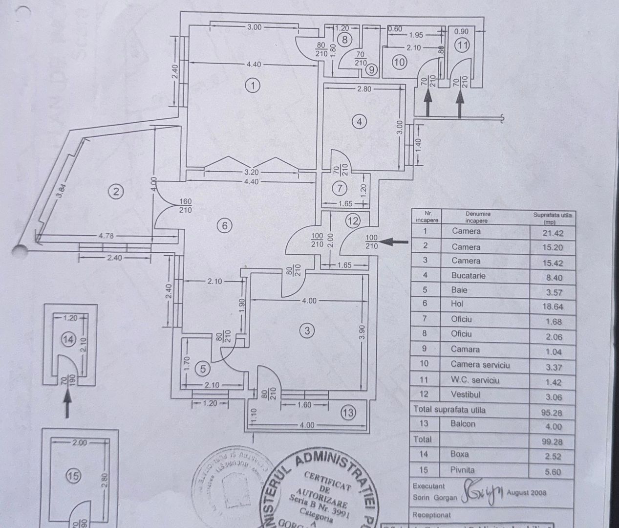 Apartament 4 Camere-Mantuleasa -100mp fără risc/fără urgenta - Poză 11
