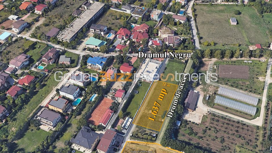 Teren de vânzare – Iancu Nicolae / Drumul Negru | 1.637 mp - Poză 2