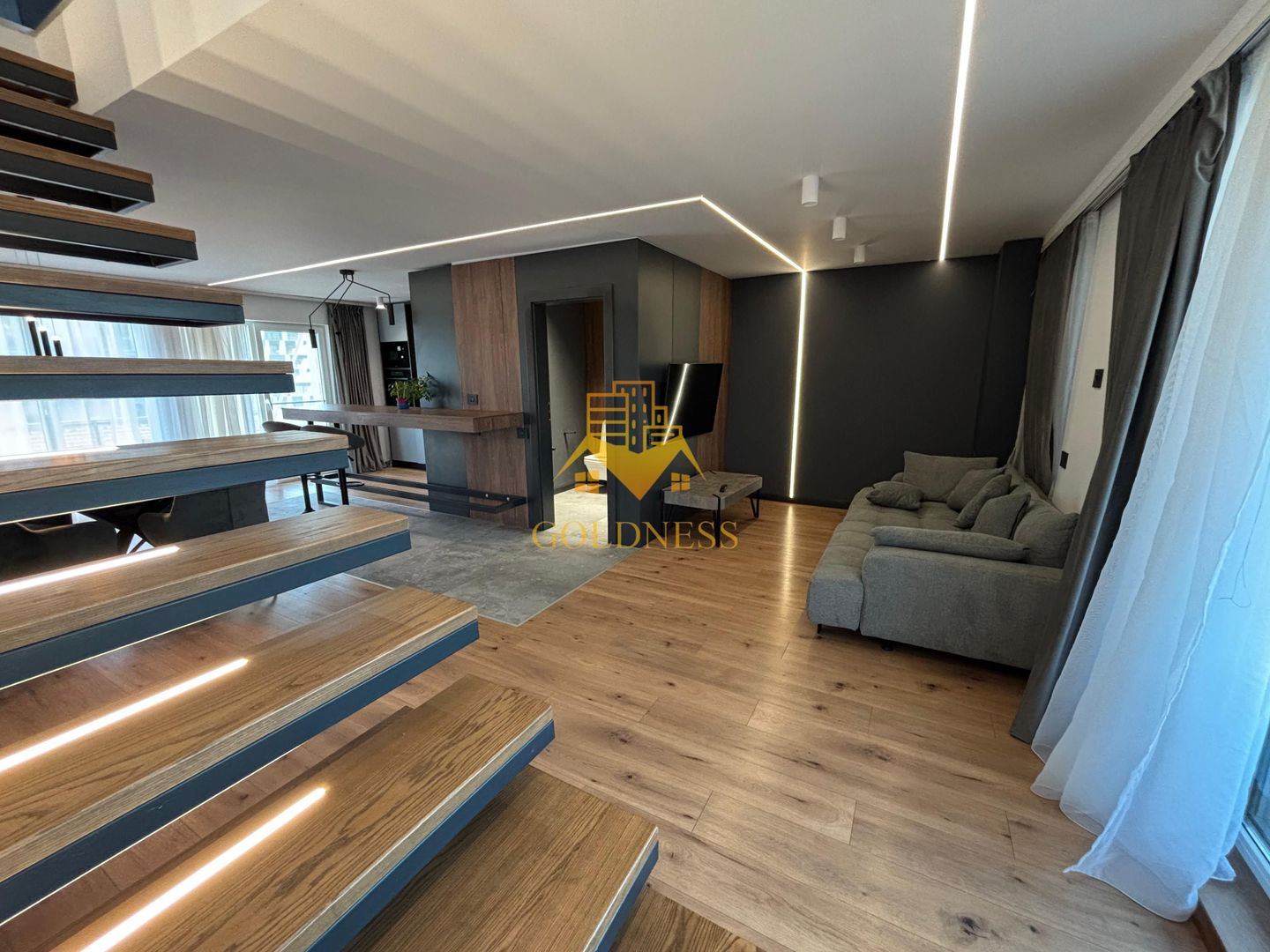 Penthouse mobilat lux, parcare, AC, bloc nou, Semicentral, zona Horea - Poză 7