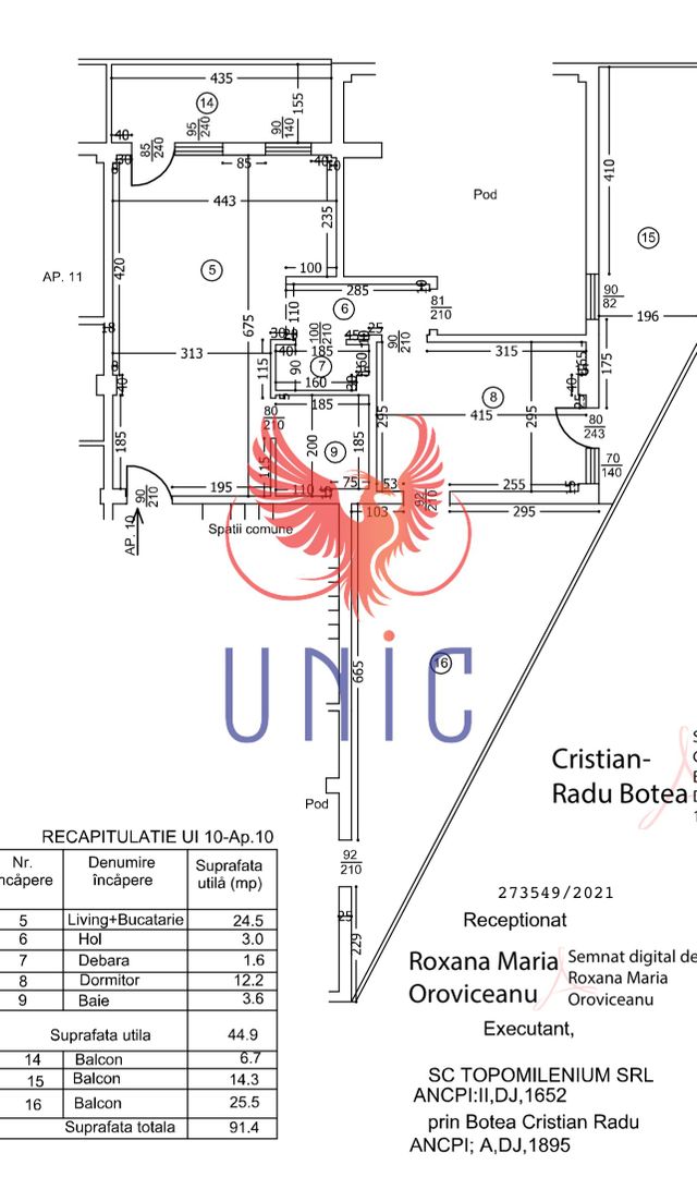 Apartament de 160 mp cu 3 terase si 2 intrari – ideal pentru locuit sau investit - Poză 2