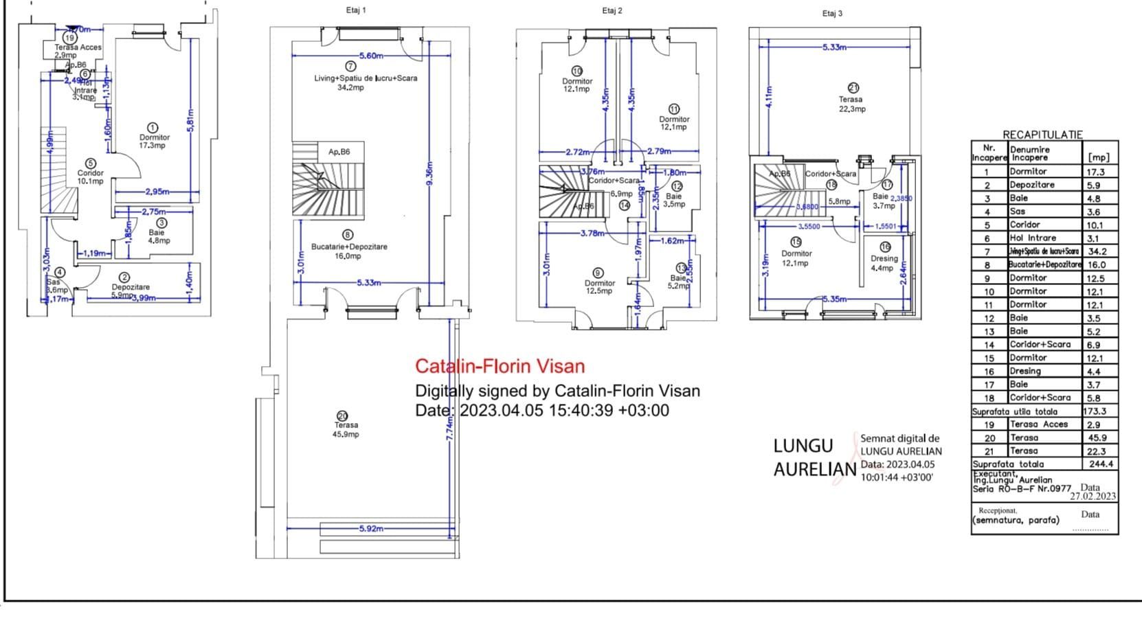 Vilă Townhouse 6 camere premium | 174 mp utili | lângă Lacul Pipera - Schiță 20