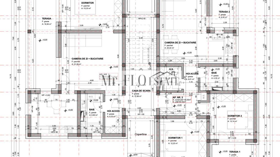 MEGA PRET Apartament 2 camere – prețuri de la 1.100 €/mp – Bucovat - Poză 3