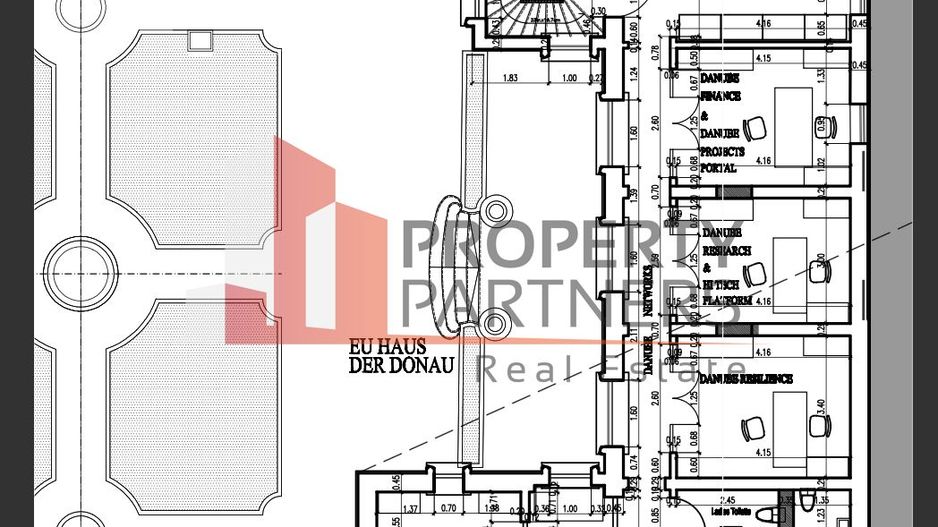 Birouri de inchiriat  200 mp în Palatul Ghica. - Schiță 13