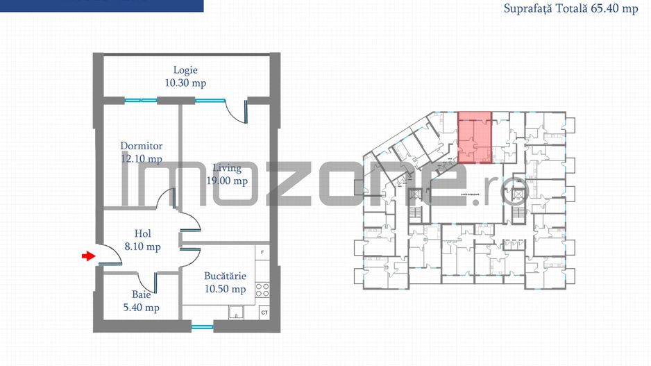 2 CAMERE, SPATIOS, 65.4 mp, FINISAT MODERN, LANGA METROU PRECIZIEI - Poză 2