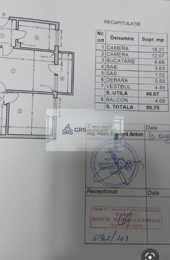 Apartamnet 2 camere 51mp, Auchan Titan Sector 3 - Poză 10
