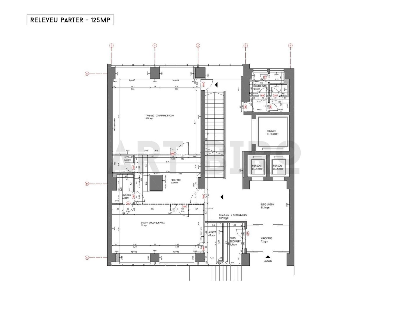 Zero comision, 125mp parter zona Promenada, fara TVA, parcare, 4' [M] - Schiță 7