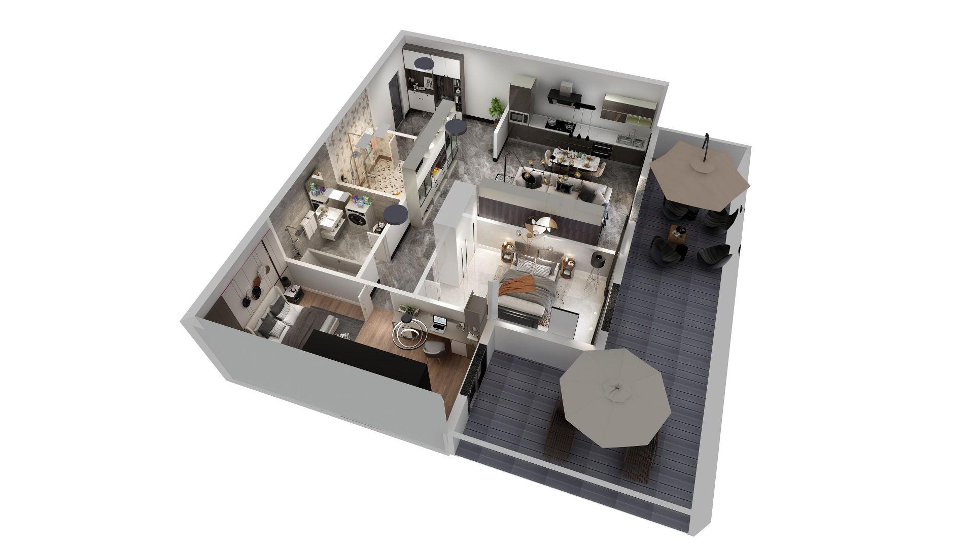 Oportunitate unica, apartament 3 camere+ 35 mp terasa! - Poză 1