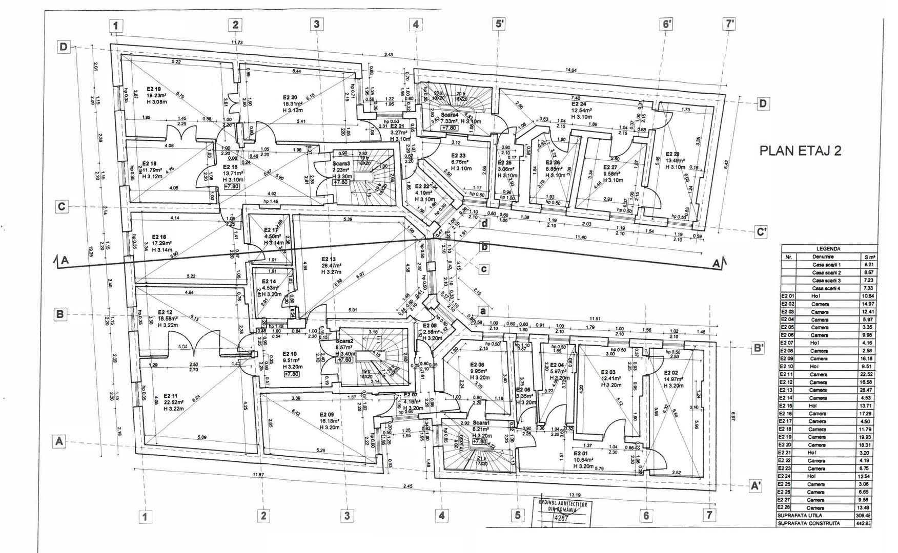 Imobil 2185 mp Centrul Istoric Piata Unirii 500 mp teren vitrina 19 m - Poză 21