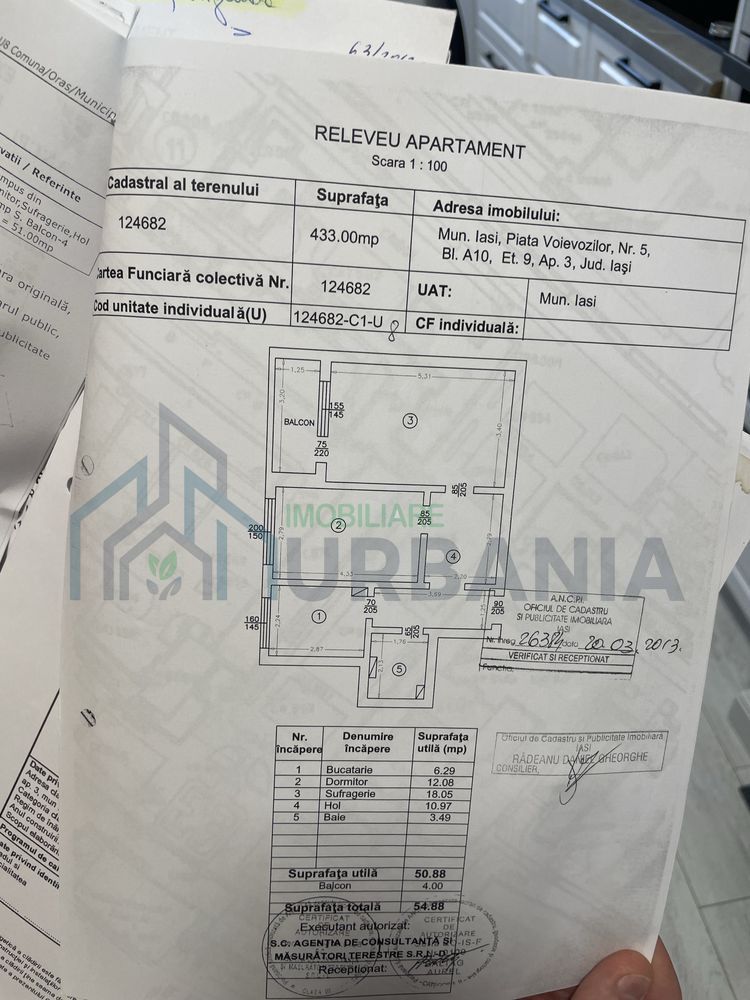 Apartament 2 camere, Alexandru cel Bun, etaj intermediar, mobilat, renovat - Poză 8