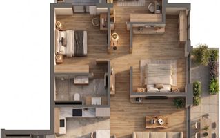 Apartamente 4 camere | Standarde NZEB | Comision 0 - Poză 6