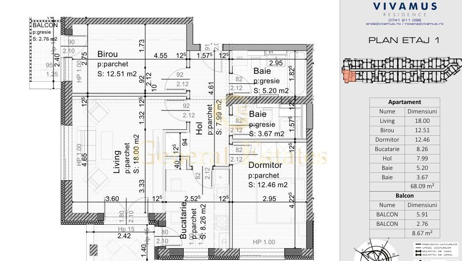APARTAMENT 3 CAMERE, Tractoru, Brasov - Poză 2