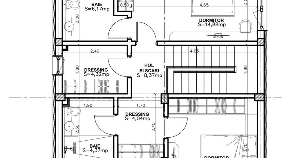 CASE INDIVIDUALE CLINCENI, RATE DEZVOLATOR,FINALIZARE AUGUST, COMIS 0% - Schiță 16