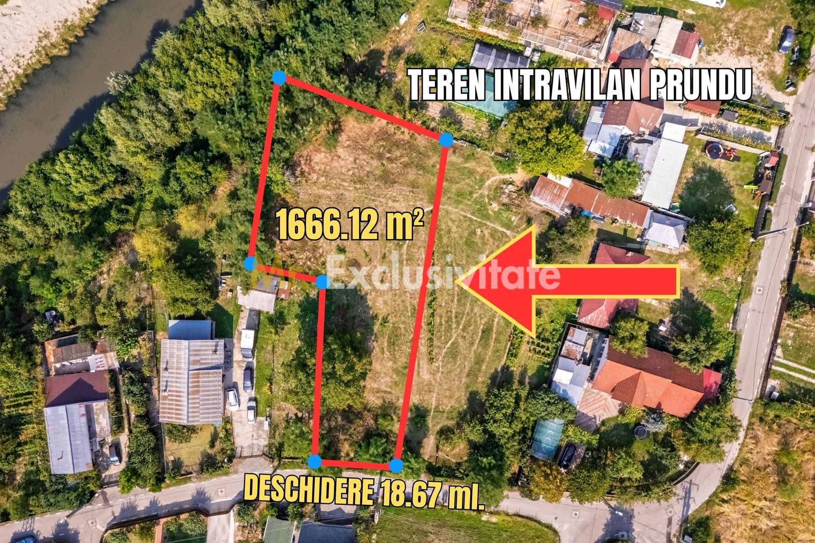 Teren intravilan Prundu - oportunitate excelentă de investiție! - Poză 1