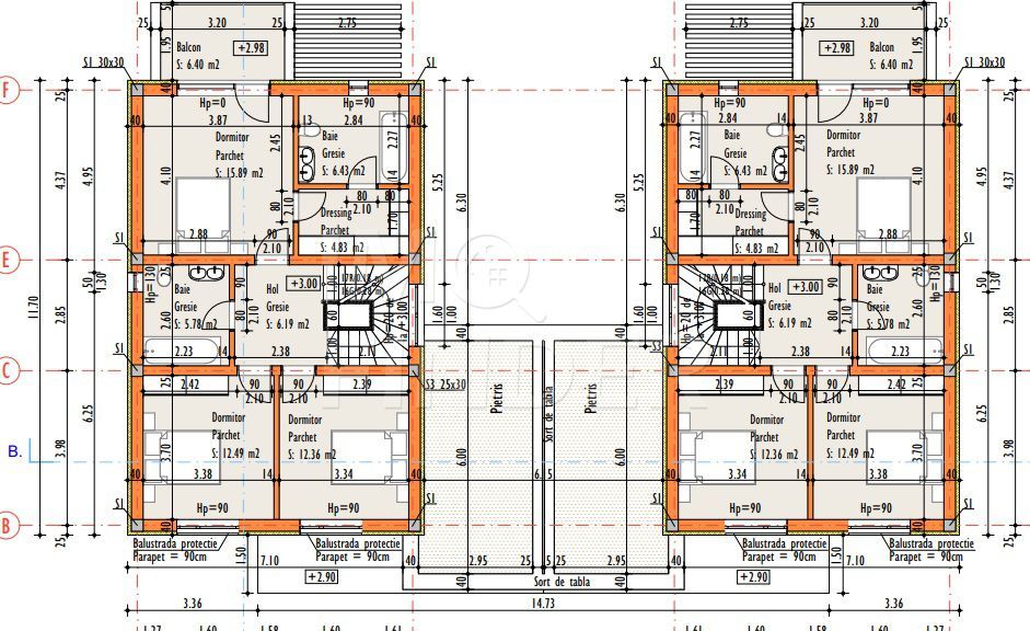 Vanzare casa Feleacu, ansamblu privat, panorama asupra Clujului - Poză 6