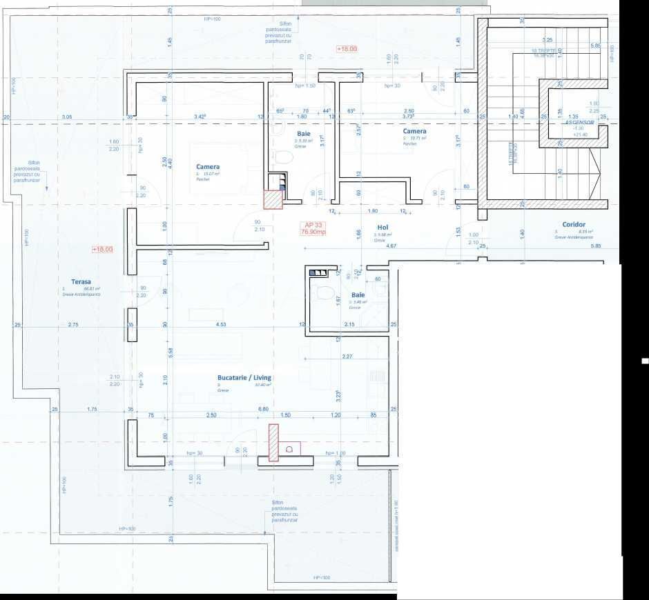 Apartament 3 camere, terasă circulară, Florești – zona Panemar - Poză 1