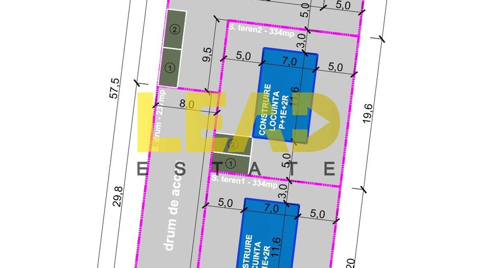 TUNARI, ILFOV – ANSAMBLU REZIDENTIAL | 3 LOTURI INTRAVILANE | Comision 0% - Poză 1