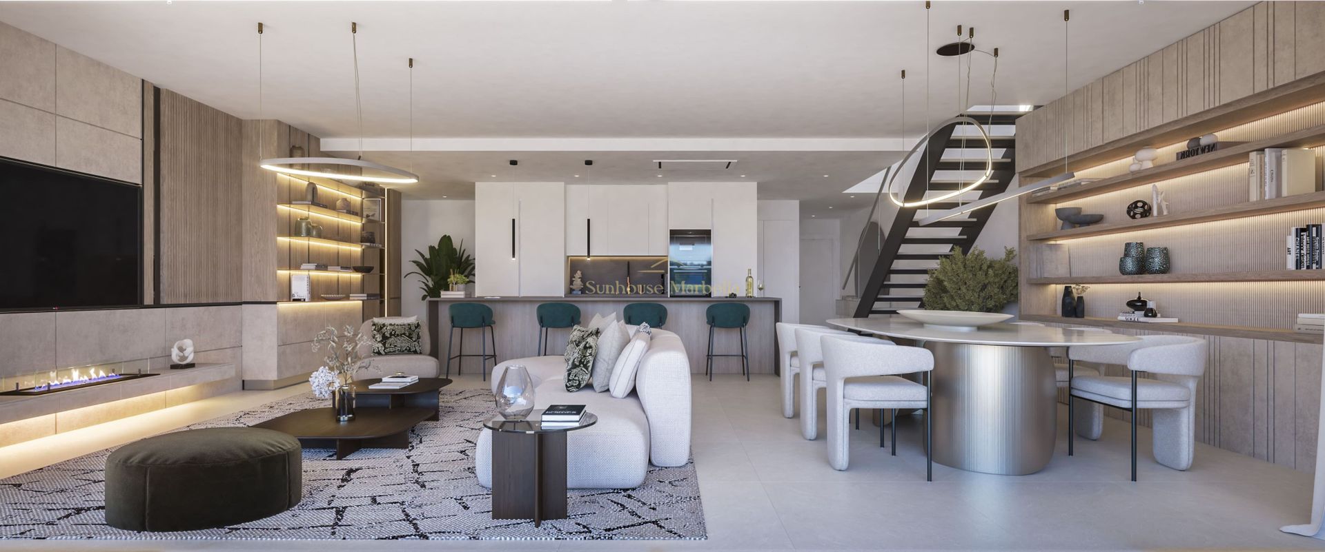 Duplex Penthouse 3 Dormitoare Manilva - Poză 3