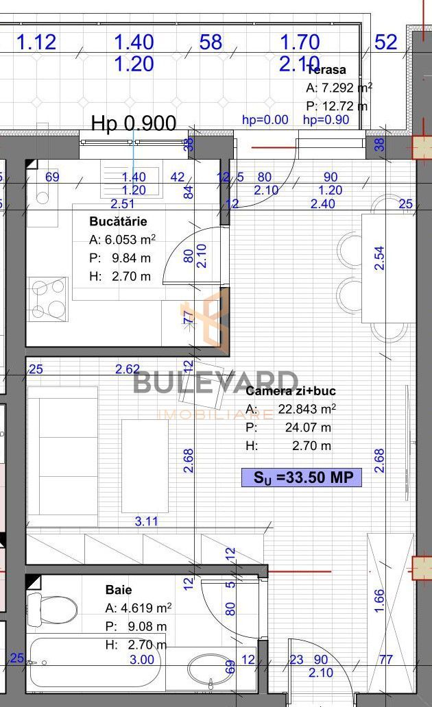 Apartament cu 1 camera, zona strazii Sesul de Sus! - Poză 2