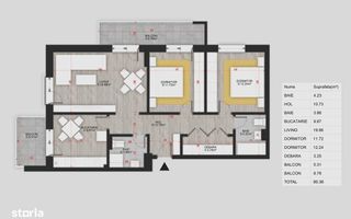 Apartament 3 camere Mobilat+Utilat Th. Pallady Metrou Teclu - Poză 2