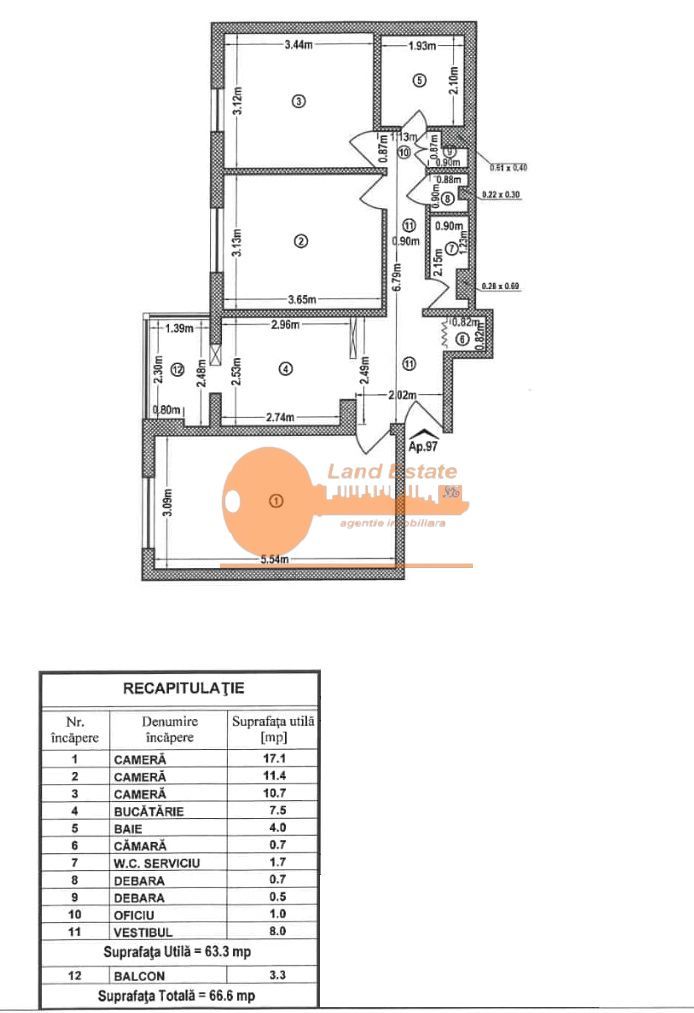 Apartament cu 3 camere zona Crangasi-Reabilitat Termic - Poză 1
