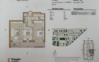 Apartament 2 camere Kasper Coresi Ideal |nvestiție, Predare decembrie 2026 - Poză 1
